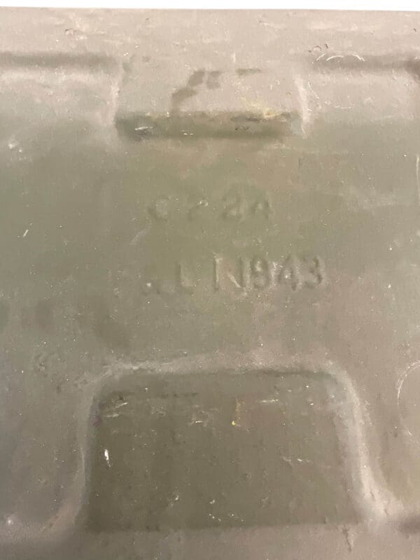 WW2 British Large Ammo Box 1943 Dated EMPTY