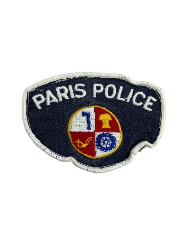 Canadian Paris Ontario White Border Police Patch