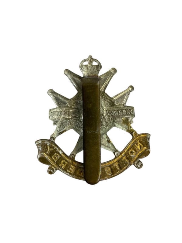 WW2 British Sherwood Foresters Notts and Derby Cap Badge