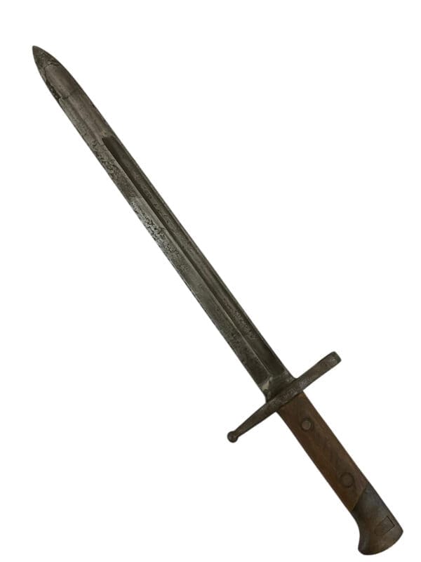 WW1 Canadian CEF MkII Ross Bayonet With Scabbard Dated 1916