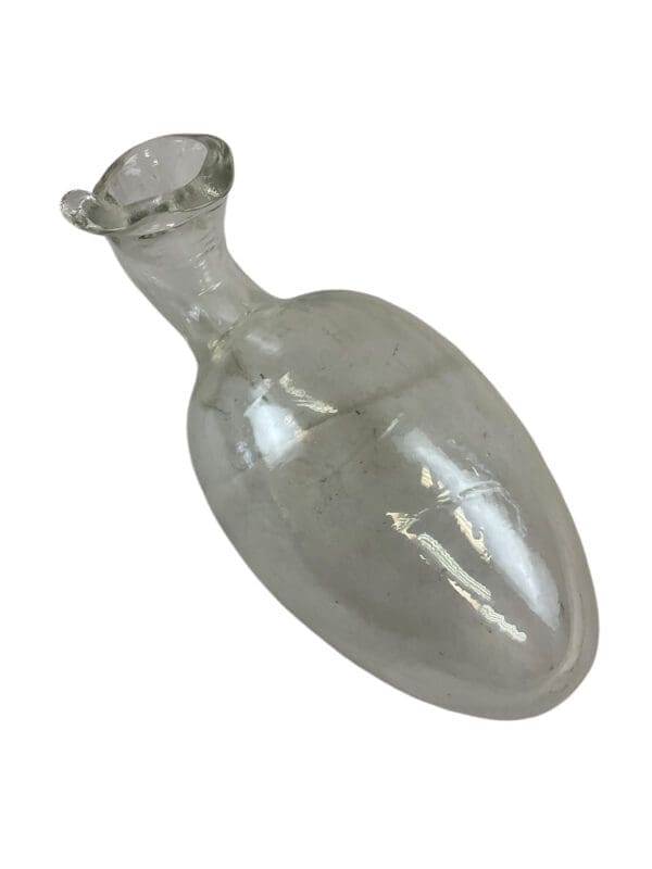 Medical Glass Male Urinal Bottle Hand Blown Glass Vintage