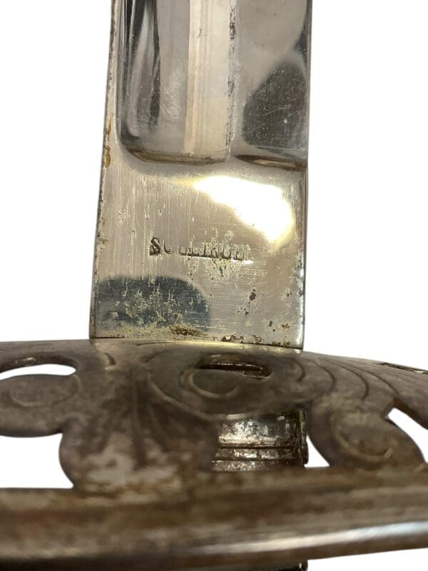 WW1 Austro-Hungarian Model 1869 Cavalry Officers Sword With Knot Identified to a Baron