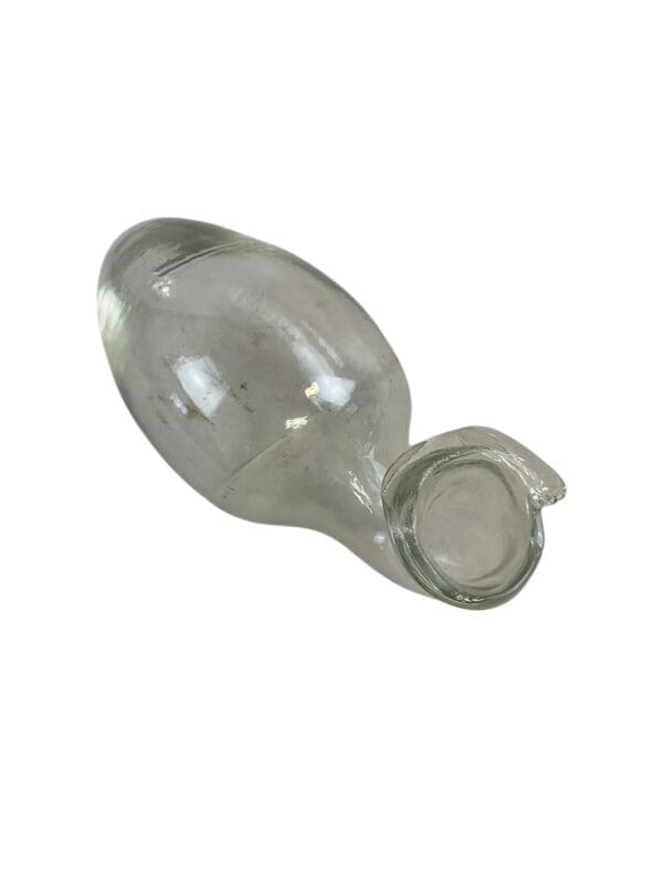 Medical Glass Male Urinal Bottle Hand Blown Glass Vintage