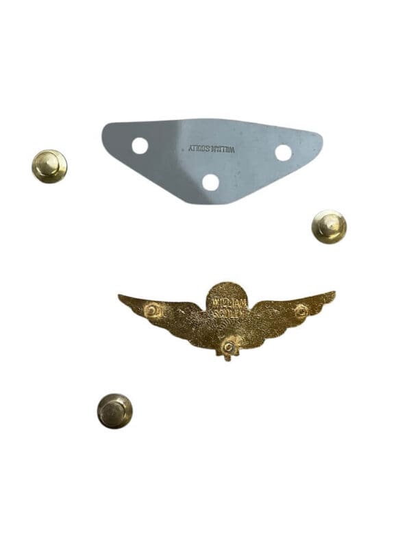 Canadian Forces Airborne Red Leaf Jump Wings Metal
