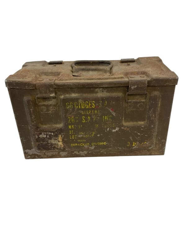 WW2 Canadian Hispano Ammo Box EMPTY
