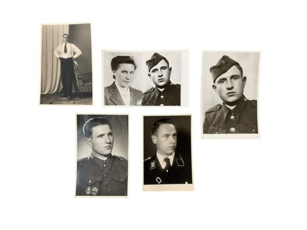 WW2 Czech Sudetenland German SS Photograph Lot of 5