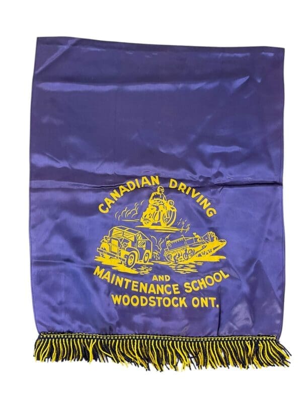WW2 Canadian Driving and Maintenance School Woodstock Ontario Table Runner