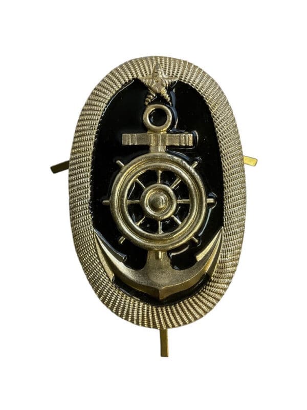 Russian Soviet Navy River Fleet Cap Badge