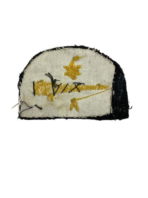 WW2 British Royal Navy Anti-Aircraft Rating Bullion Patch