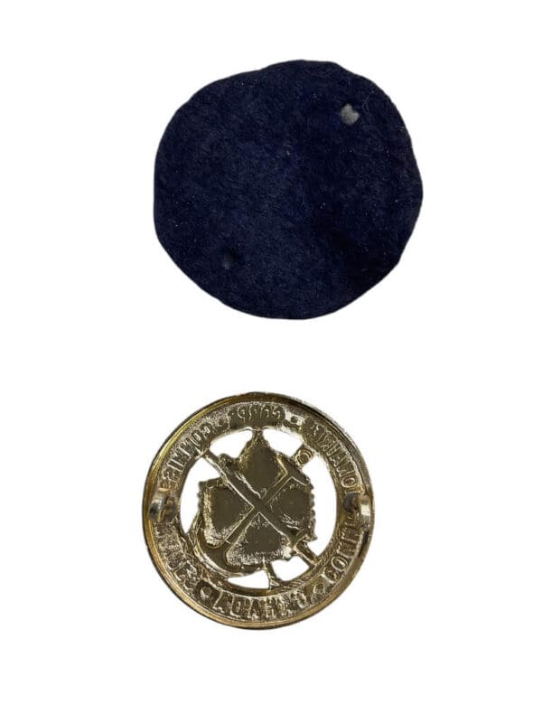 Canadian Corps of Commissionaires Staybright Cap Badge