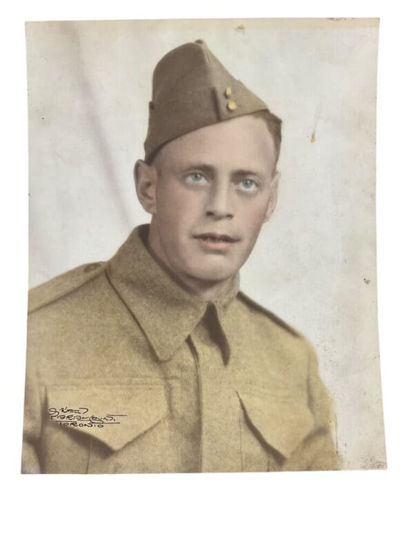 WW2 Canadian Army Photo X 2 Identified
