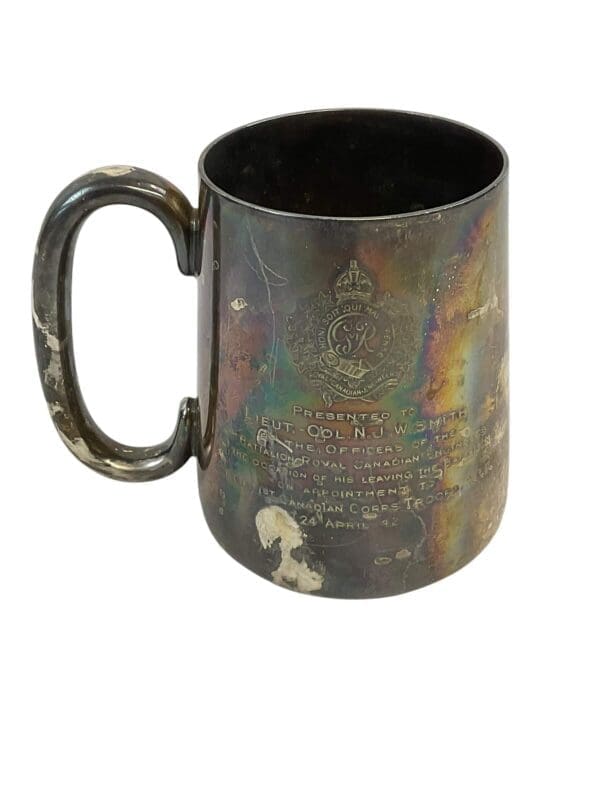 WW2 Canadian 4th RCE Presentation Cup
