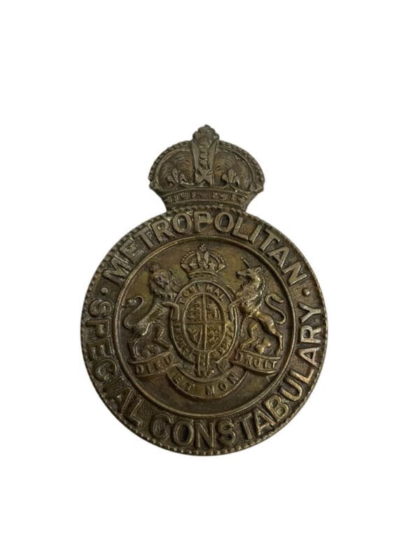 British Metropolitan Special Constabulary Cap Badge