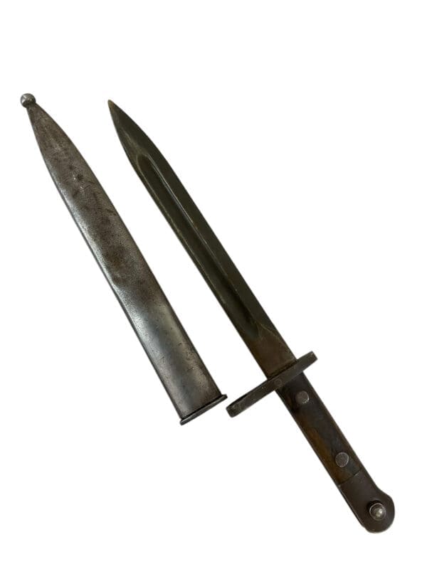 WW2 Turkish Army M1935 Mauser Bayonet With Scabbard