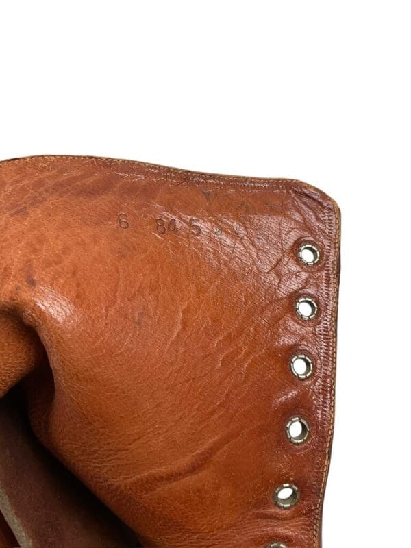 WW2 Canadian Women's Army Corps Officers Brown Leather Boots