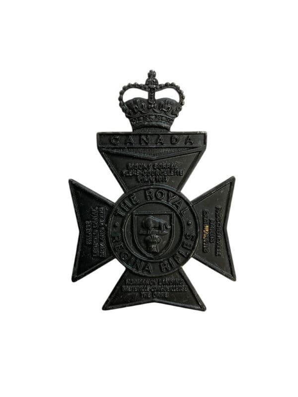 Canadian Forces The Royal Regina Rifles Cap Badge