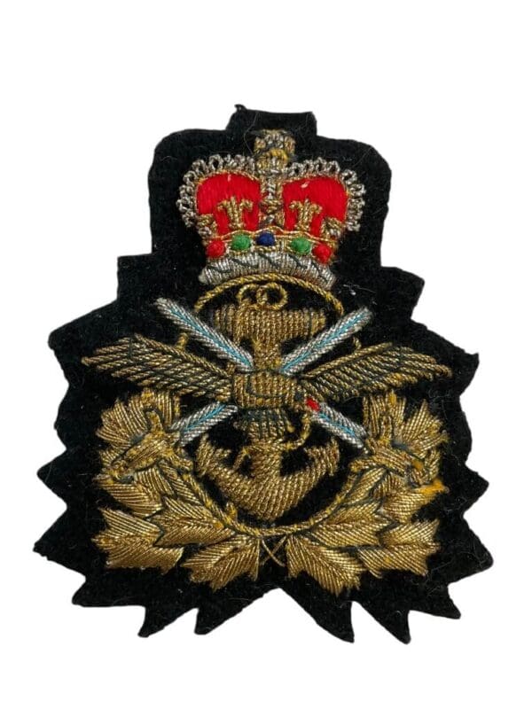 Canadian Forces Generals Peak Cap Badge Mylar