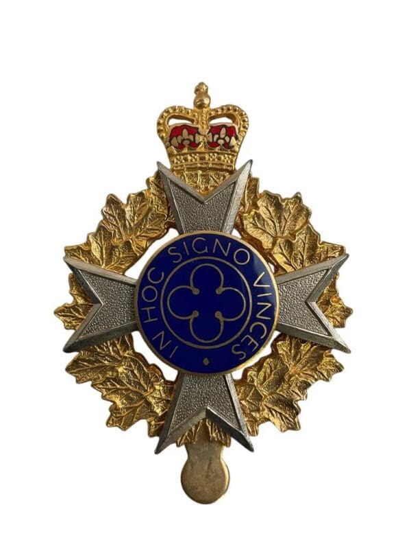 Canadian Forces Chaplain Enameled Cap Badge
