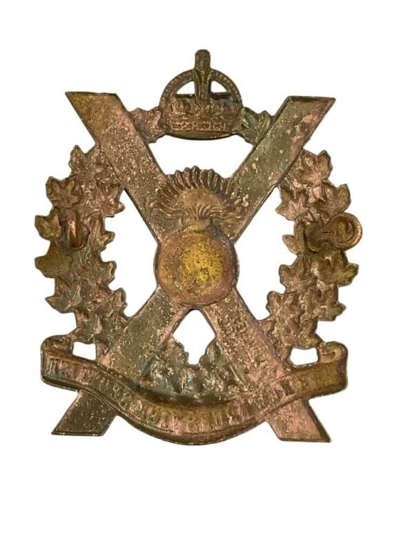WW2 Canadian The New Brunswick Scottish Cap Badge