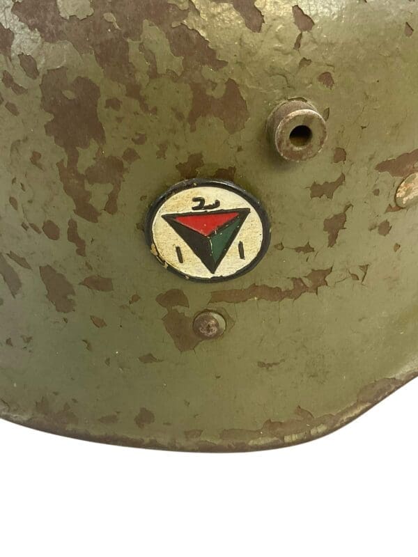 Afghan Army WW1 Austrian M17 Steel Helmet with Liner and Chin Strap
