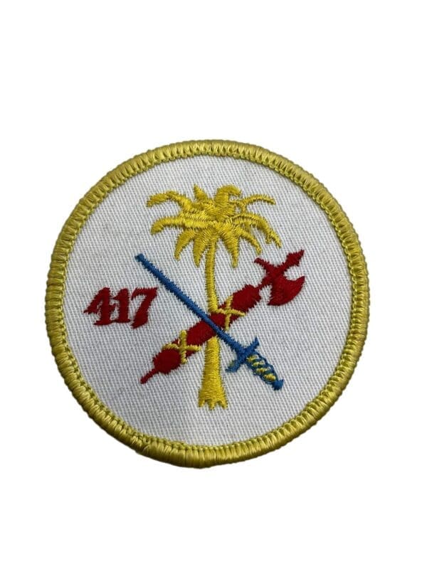 Canadian Forces RCAF 417 Squadron Colour Crest Patch Vintage