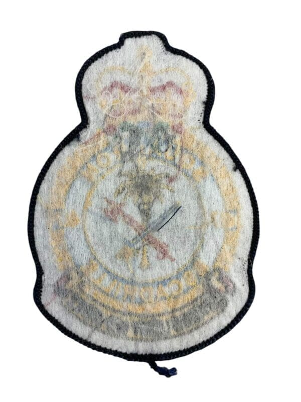 Canadian Forces RCAF 417 Squadron Heraldic Colour Crest Patch Vintage