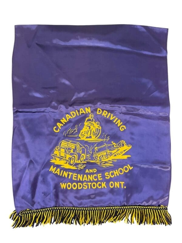 WW2 Canadian Driving and Maintenance School Woodstock Ontario Table Runner