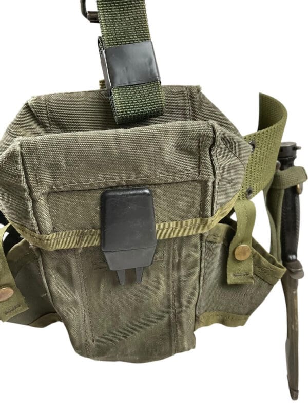 US Web Equipment with M7 Bayonet and M8 Scabbard