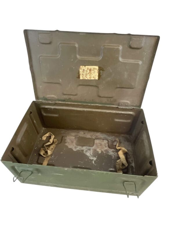 WW2 British Large Ammo Box 1943 Dated EMPTY