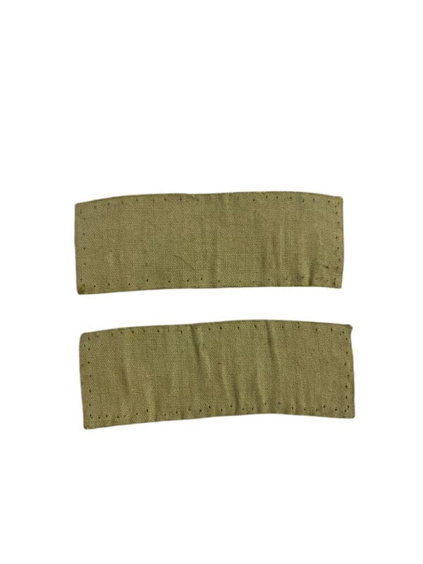 WW2 Canadian CANADA Canvas Shoulder Titles Insignia Pair
