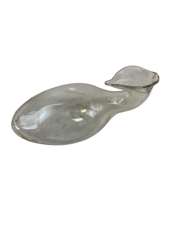 Medical Glass Female Urinal Bottle Hand Blown Glass Vintage