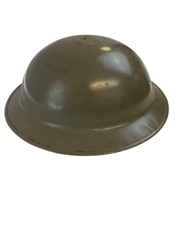 Belgian Belgium Army Mk2 Steel Helmet with Liner 1943 Dated British Shell