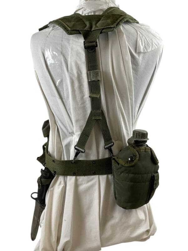 US Web Equipment with M7 Bayonet and M8 Scabbard