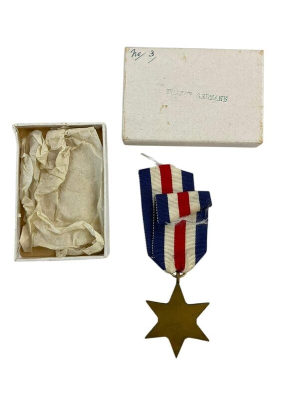 WW2 Canadian France Germany Star Medal Full Size In Box