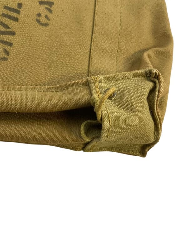 WW2 Canadian Respirator Bag Civil Defence Canada 1942 Dated C Broad Arrowed MINT