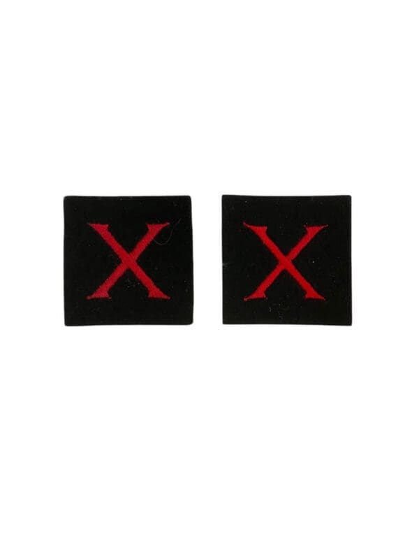 British Airborne 10th Para Battalion Drop Zone Patches Pair