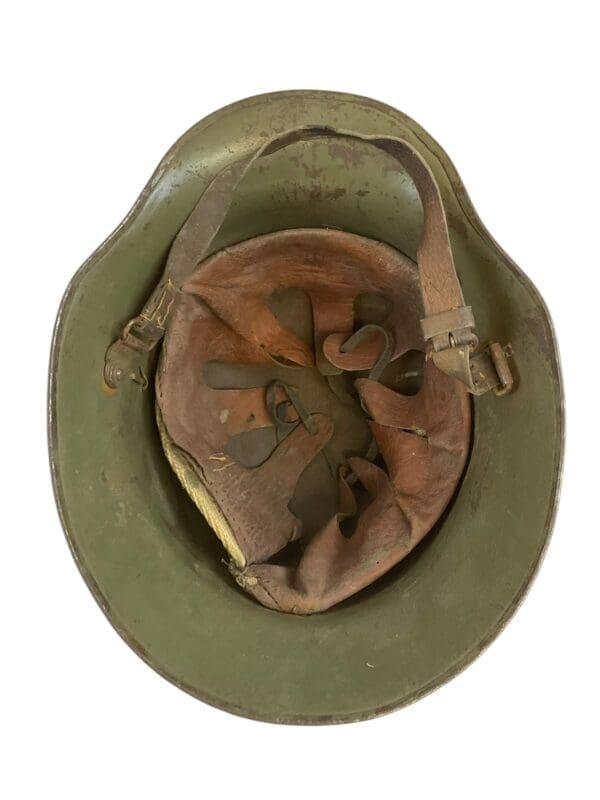 Afghan Army WW1 Austrian M17 Steel Helmet with Liner and Chin Strap