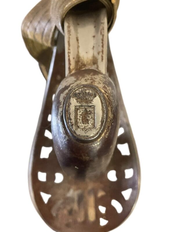 WW1 Austro-Hungarian Model 1869 Cavalry Officers Sword With Knot Identified to a Baron