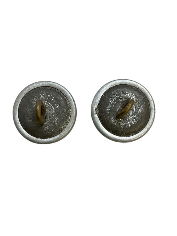 WW2 German Army 9th Company Buttons Insignia Pair