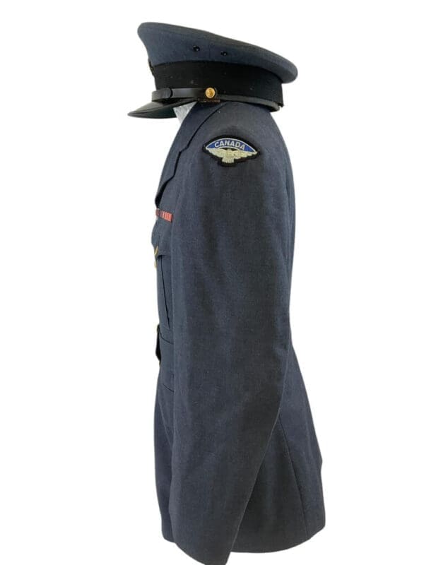 Canadian Forces RCAF Service Dress Tunic with Trousers and Peak Cap Named