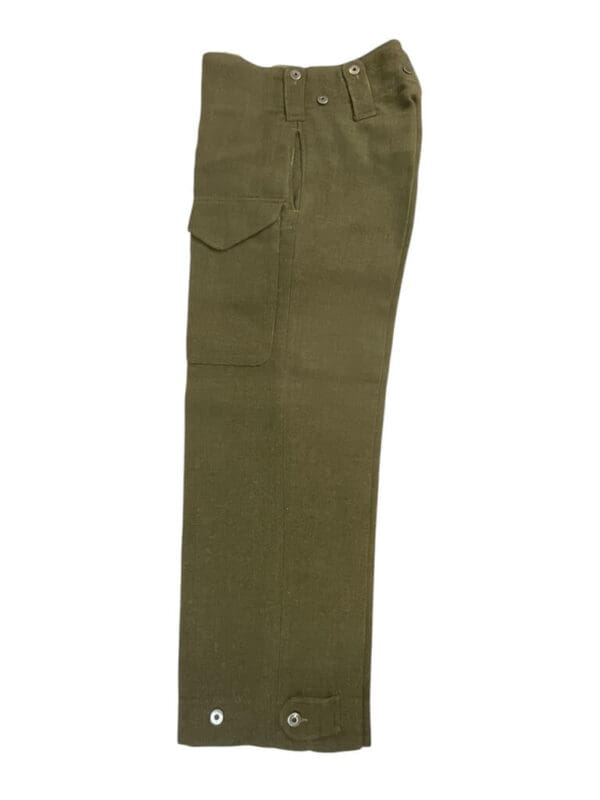Canadian Army Korean War Battle Dress Pants Trousers Size 2 Dated 1953