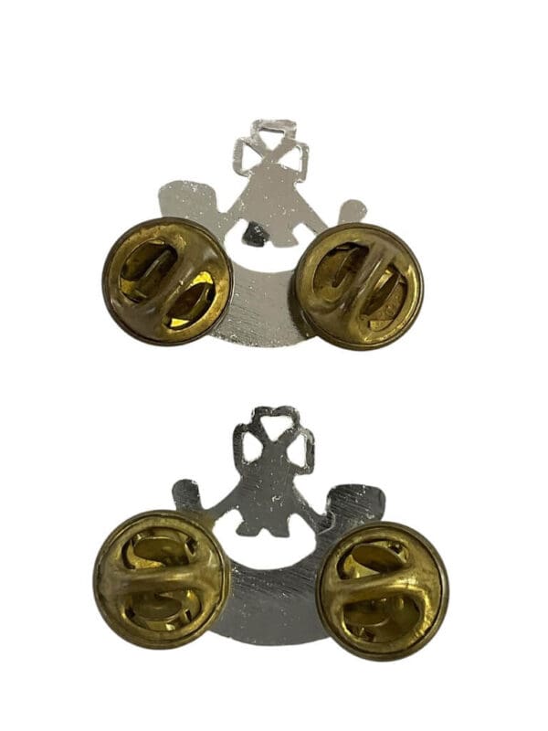 British Light Infantry Staybright Collars Insignia Pair