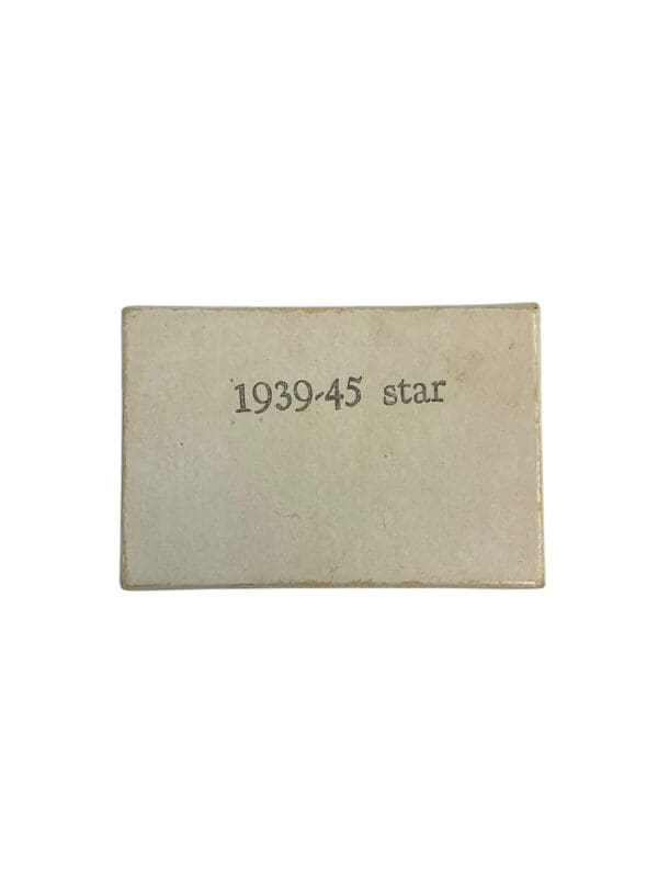 WW2 Canadian 1939 to 45 Star Medal Full Size In Box