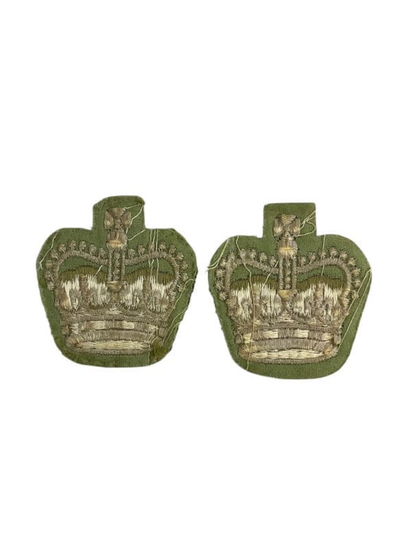 Canadian Army Warrant Officer Rank Insignia Pair