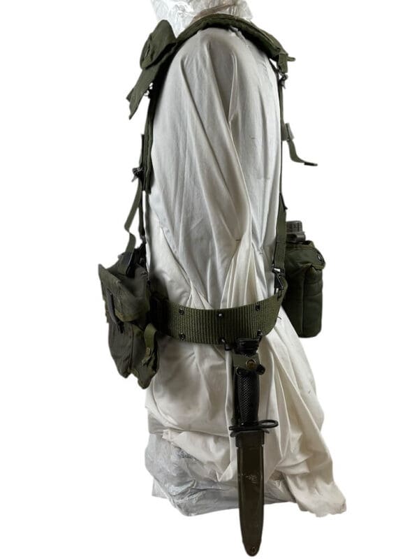 US Web Equipment with M7 Bayonet and M8 Scabbard
