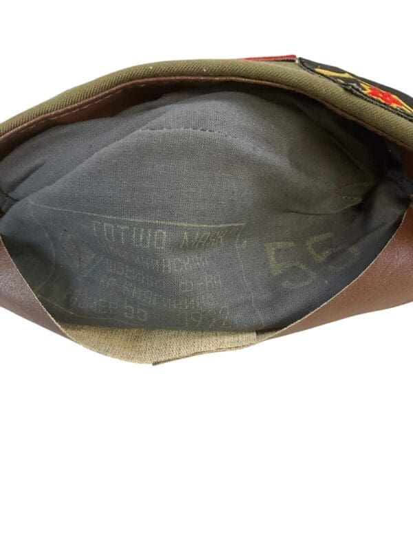 Russian Soviet Wedge Cap with Patches 1992 Dated