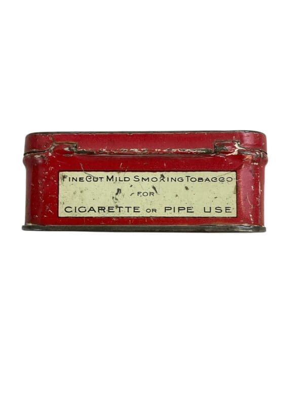 Canadian Repeater Tobacco Tin Mounted Police Small EMPTY
