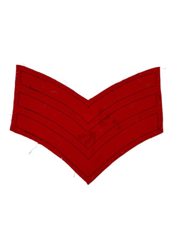 British Canadian Guards Regiment Sergeant Sleeve Rank Insignia Single