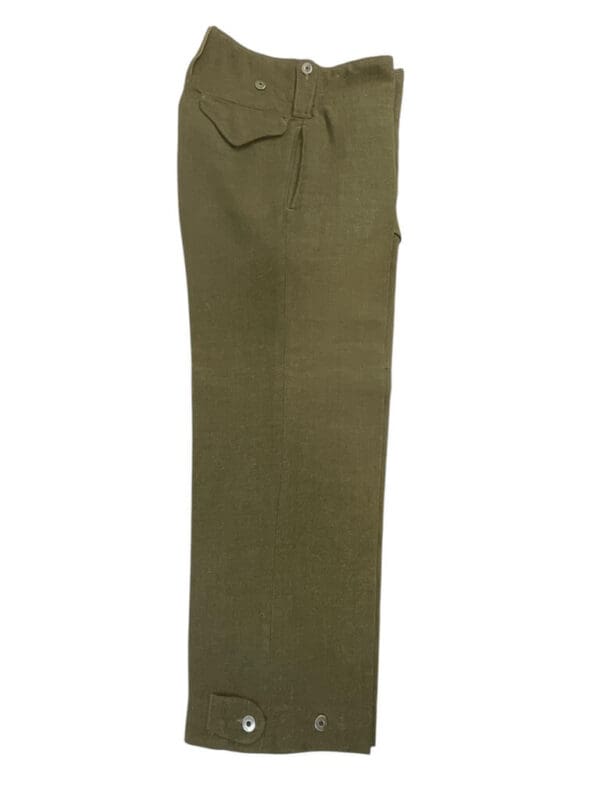 Canadian Army Korean War Battle Dress Pants Trousers Size 2 Dated 1953