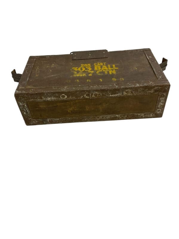 WW2 British 303 Ammo Box Missing Lid EMPTY